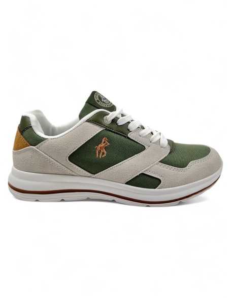 Deportiva de hombre para vestir en color verde - Timbos Zapatos