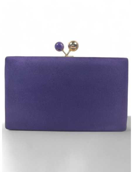 Clutch de fiesta color morado - Timbos Zapatos