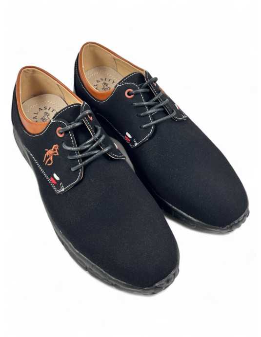 Zapato casual cómodo de hombre color negro - Timbos Zapatos