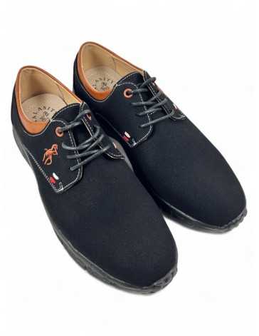 Zapato casual cómodo de hombre color negro - Timbos Zapatos