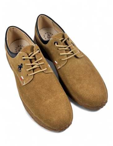 Zapato casual cómodo de hombre color camel - Timbos Zapatos