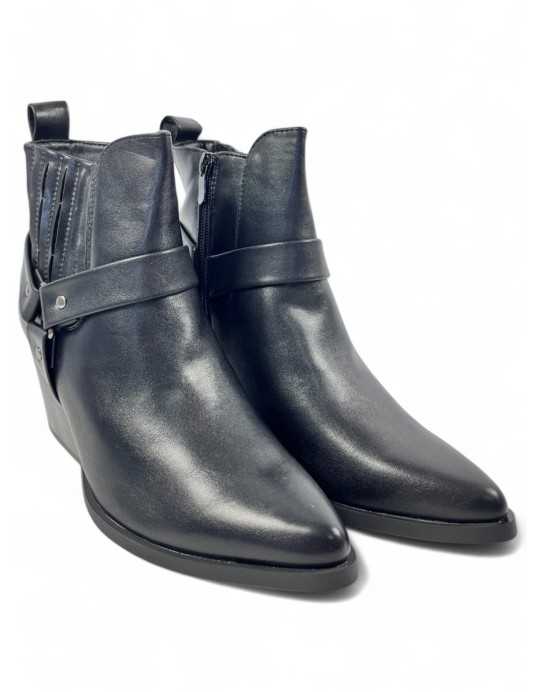 Botin cowboy de mujer color negro - Timbos zapatos Botin cowboy de mujer color negro - Timbos zapatos