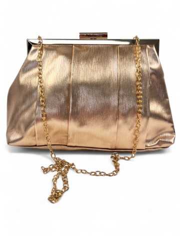 Bolso de fiesta color champagne - Timbos zapatos