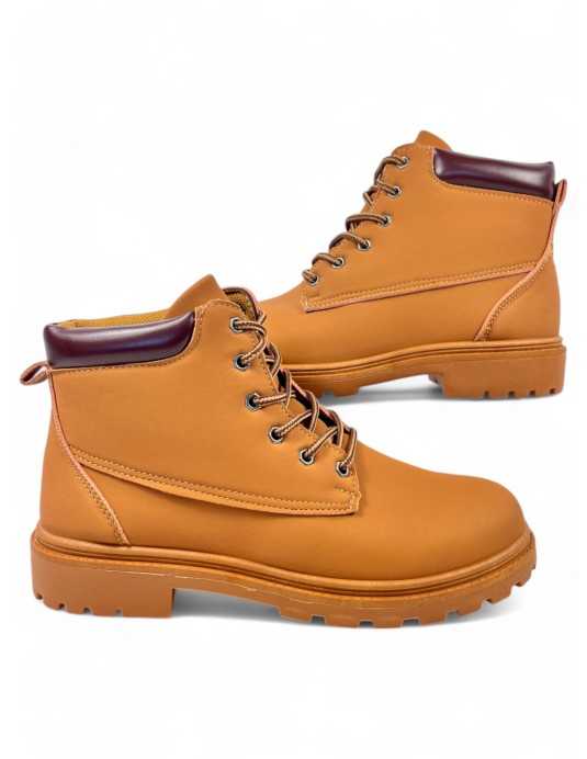 Botín para hombre color melocotón - Timbos zapatos