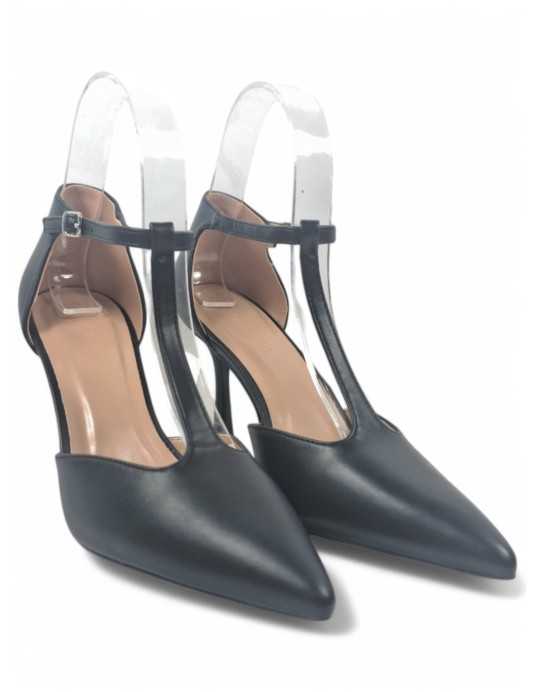 Salón con tacón negro de mujer - Timbos Zapatos Salón con tacón negro de mujer - Timbos Zapatos